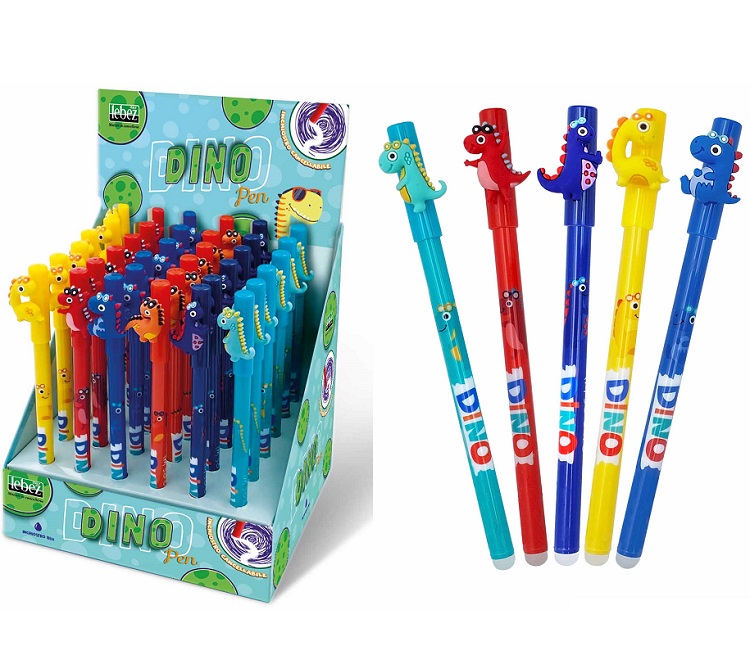 PENNA CANCELLABILE BLU LEBEZ DINO