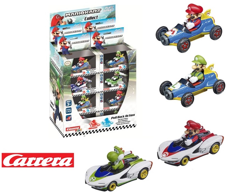 MACCHININA CARRERA MARIO KART CON RETROCARICA