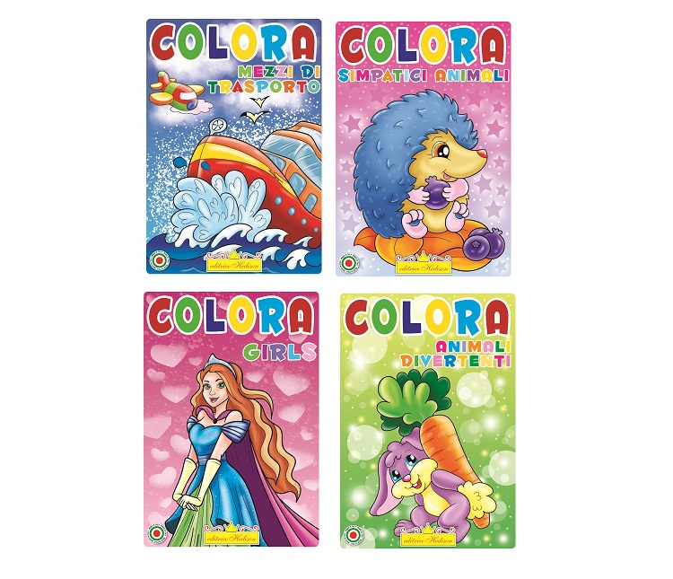 LIBRI DA COLORARE MAXI 4 SOGGETTI ASSORTITI