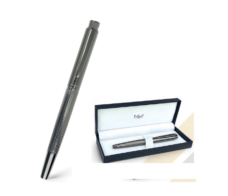 PENNA REGALO NIJI SEATTLE ROLLER  IN METALLO ARGENTO