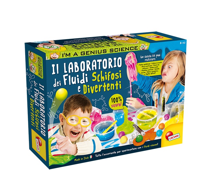 LISCIANI I'M A GENIUS LABORATORIO DEI FLUIDI E DIVERTENTI DA 5 ANNI