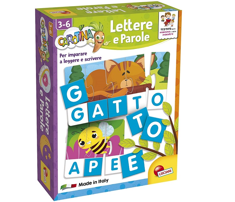 CAROTINA PLUS LETTERE E PAROLE