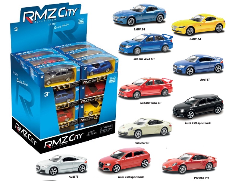 MACCHININE METALLO CITY 95365 ASSORTITE SCALA 1:43 